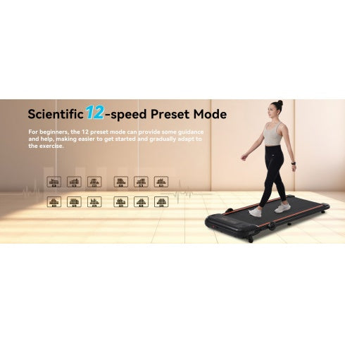 NEW Folding Walking Pad Under Desk Treadmill For Home Office -2.5HP Walking Treadmill With Incline 0.5-7.5MPH 265LBS Capacity Treadmill For Walking Running - Two Ways To Adjust Speed