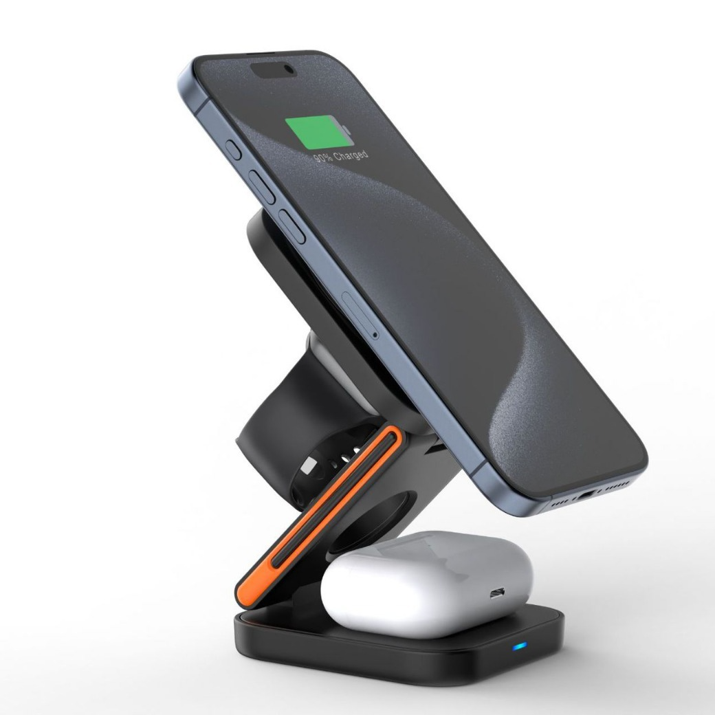 3-in-1 Foldable Wireless Charging Station