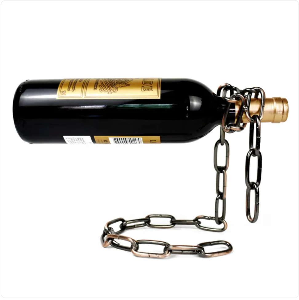 Suspension Chain Wine Bottle Holder