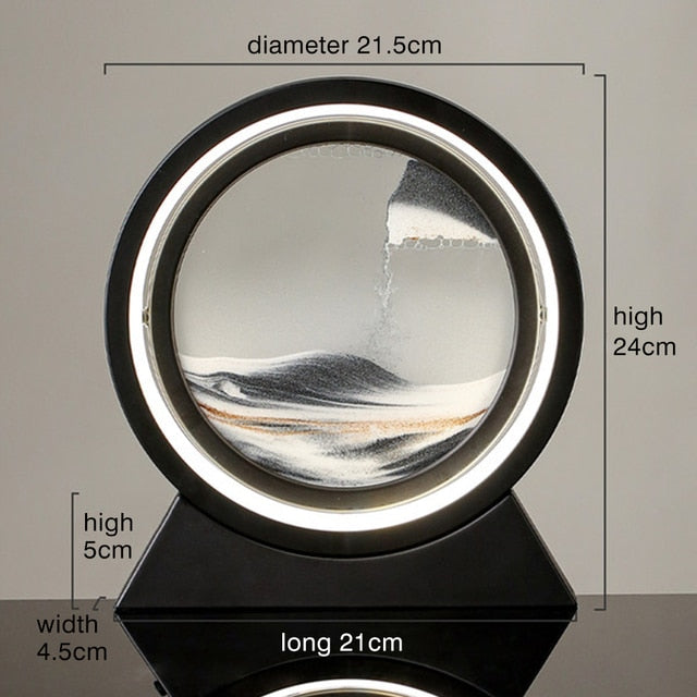 Moving Sand Art Table Lamp